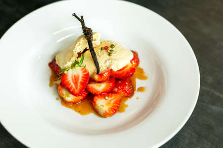 Delicious gourmet foodの写真素材