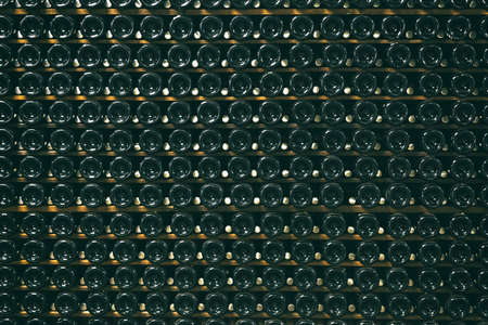 Bottle of champagne abstract textureの写真素材