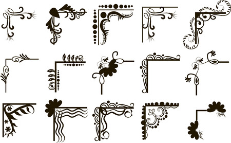 Patterned cornersのイラスト素材