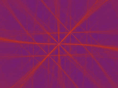 Orange striped pattern on purple background, fractal image