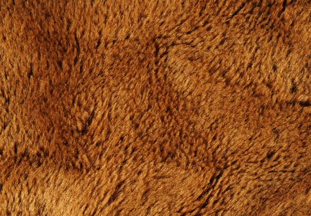 Fake animal fur in shades of brown, excellent textured backgroundの写真素材
