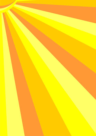 Sunny background in yellow and orangeのイラスト素材