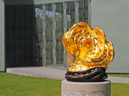 ANTWERP, BELGIUMÂ - MAY 18, 2014: Art by Bandeau in the Middelheim Open Air Sculpture Museum.Â Over 200 sculptures by leading modern and contemporary sculptors are exhibited on its 25th anniversaryのeditorial素材
