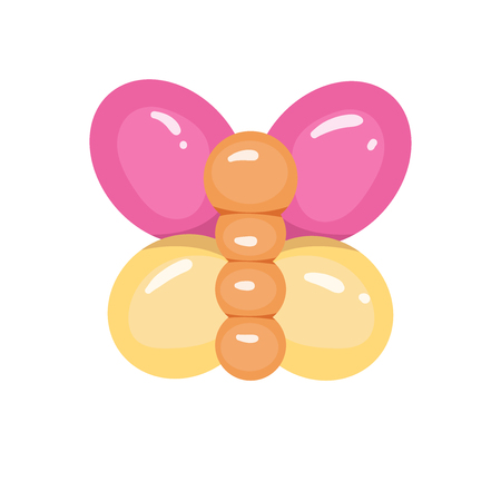 Butterfly. Vector. Cartoon. Isolatedのイラスト素材