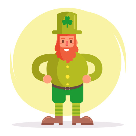 Leprechaun. St. Patricks dayのイラスト素材