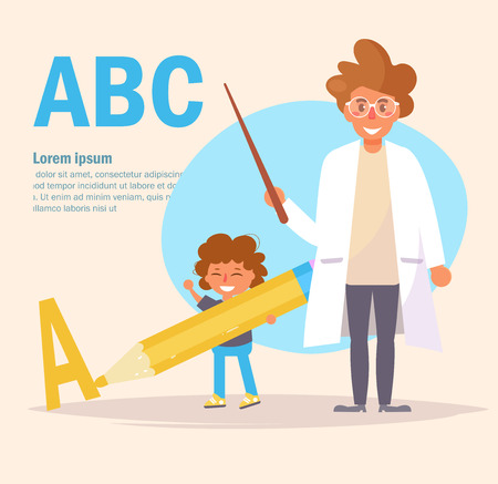 Education template designのイラスト素材