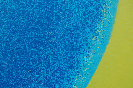Painted wall with paint drip, drops, paint run
