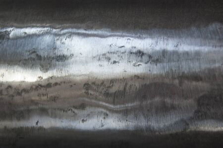Metal background, texture of titanium, sheet of metal surface, steelの写真素材