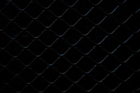 Black background with gridの写真素材