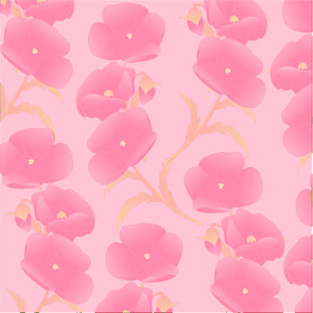 light pattern of poppiesのイラスト素材