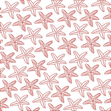 seamless pattern from a starfishのイラスト素材