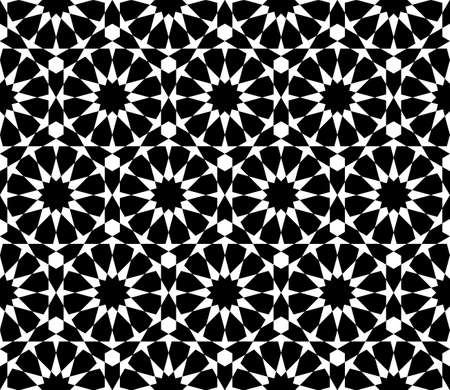 Islamic geometric print. Arabesque Star Pattern.のイラスト素材