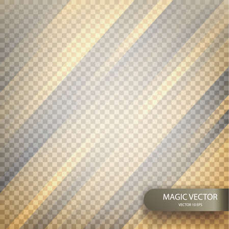 Magic vector luminous background. Glowing rays. Glow on the plane. A realistic glow effect on the cellular background.のイラスト素材