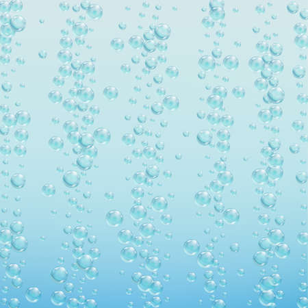 Abstract background with bubbles of the water.のイラスト素材