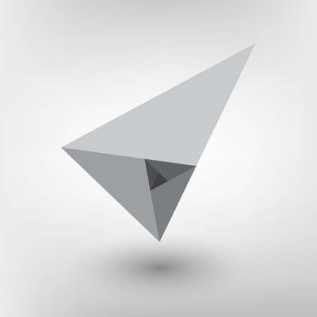 Minimalistic style design golden ratio. Futuristic design. Geometric shapes.のイラスト素材