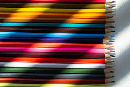 colored pencils, pencil set, pencils and sun shade