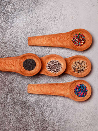 Edible spoons. Sweet spoons