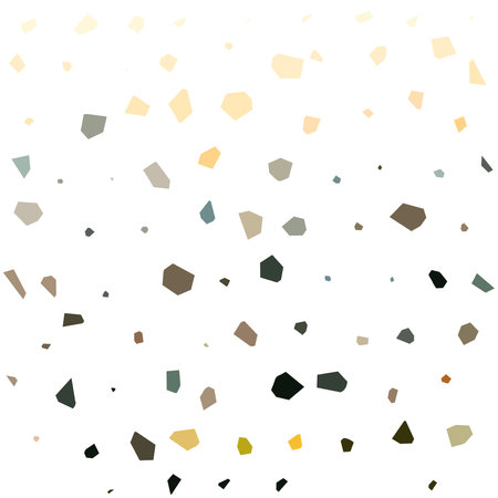 pattern tile colored mosaic terrazzo delicate colors background vector illustrationのイラスト素材