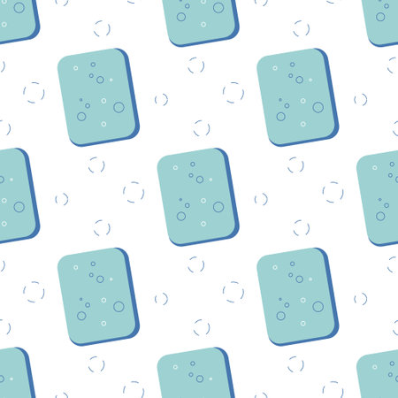 Cleaning sponge, loofah, vector illustration on white backgroundのイラスト素材