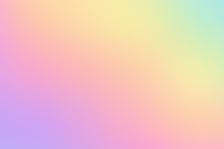 Airy pastel gradient with iridescent tones of pink, yellow, and mint green. Ideal for backgrounds, graphics or web design.のイラスト素材