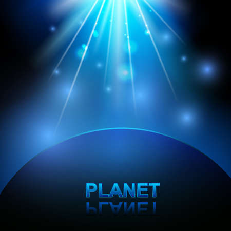 Abstract neon space backgroundのイラスト素材