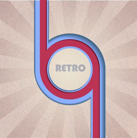 Retro abstract backgroundのイラスト素材