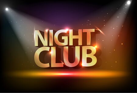 Disco background. Night Clubのイラスト素材