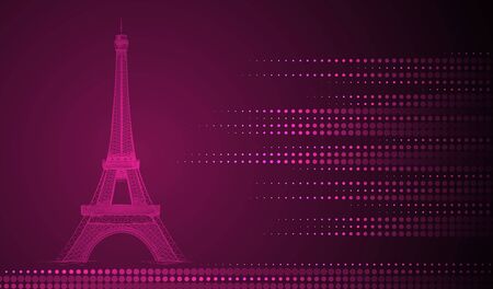 Background with elffel tower