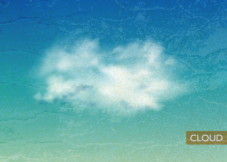 Vintage sky background with clouds. Weatherのイラスト素材