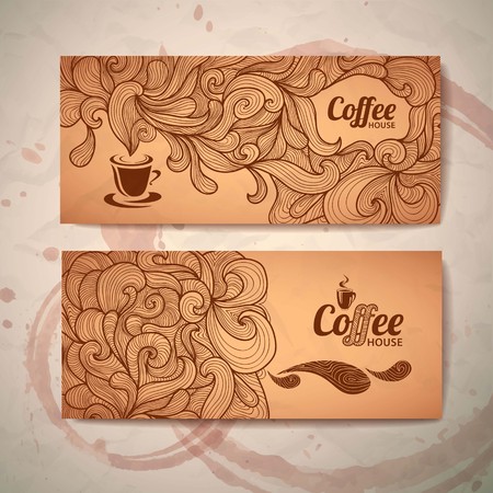 Coffee concept designのイラスト素材