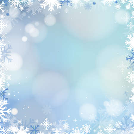 Abstract holiday Christmas blue backgroundのイラスト素材