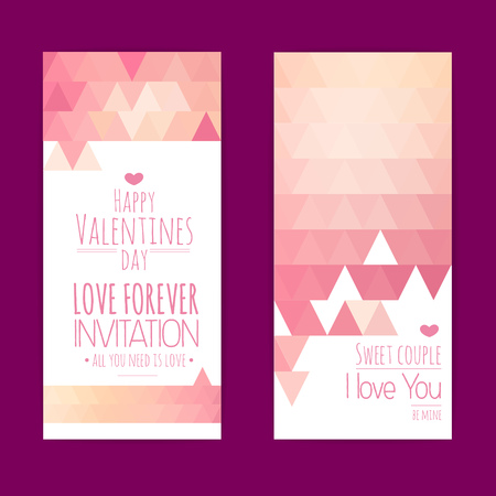 Valentine invitation cardのイラスト素材