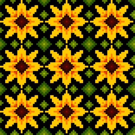 Ethnic geometric ornament. Pattern backgroundのイラスト素材