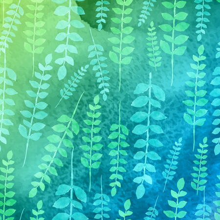 Seamless watercolor floral spring backgroundのイラスト素材