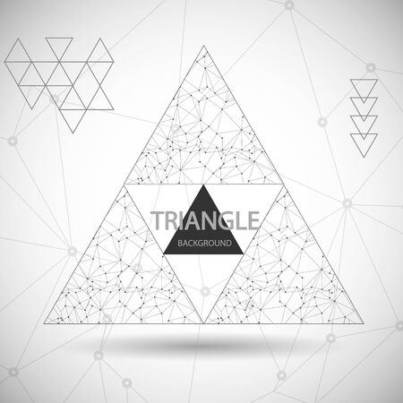 abstract triangle backgroundのイラスト素材