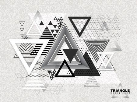Abstract hipster polygon triangular patternのイラスト素材