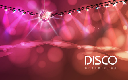 Disco abstract background Vector illustration.のイラスト素材