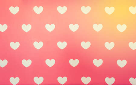 romantic wallpaper with hearts texture background pink. valentines conceptの写真素材