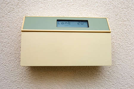 digital climate control ,thermostat in a house