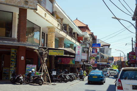 Bali Indonesia Kuta , 2019 Sept 20 Busy Streets of Kuta in baliのeditorial素材