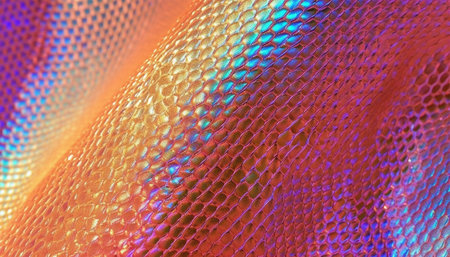 Holographic background. Holograph color texture with foil effect. Holographic iridescent backdrop. Rainbow metal gold. Pearlescent gradient for design prints. Hologram Ombre marble. illustration Golden shiny background texture web design copy spaceの素材