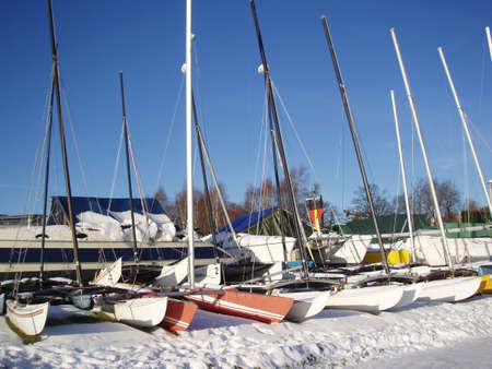 Boats on shore       の写真素材