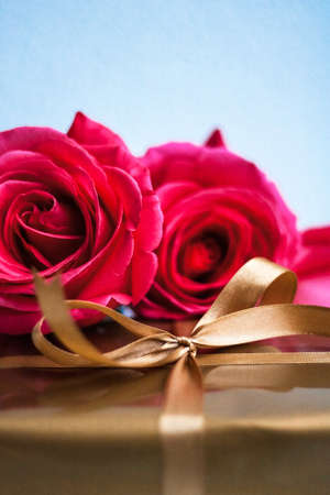 Beautiful gift for a speacial occasion, thoughtful present from the heartの写真素材