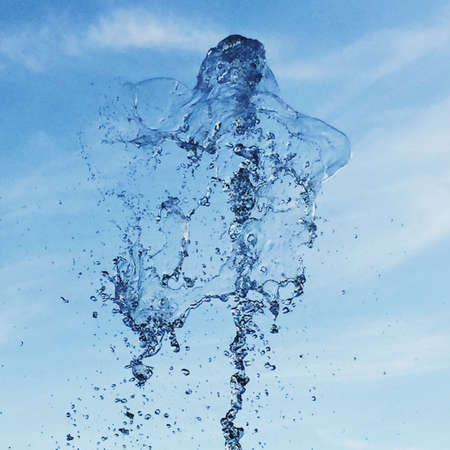 aqua art - water abstract backgrounds styled concept, elegant visualsの写真素材