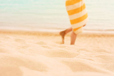 a day on the beach - travel, seascape, vacation and summer holidays concept, elegant visualsの写真素材