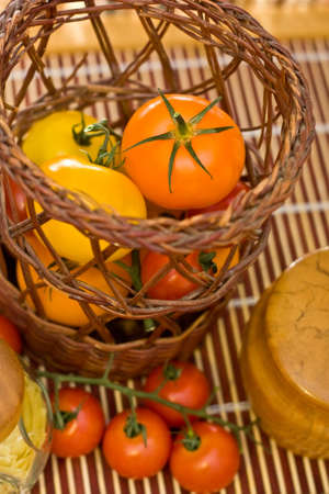 ripe tomatoes - organic vegetables and healthy eating styled concept, elegant visualsの写真素材