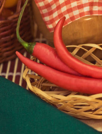 red chili pepper - organic vegetables and healthy eating styled concept, elegant visuals