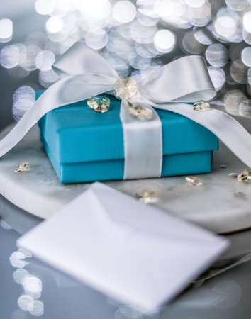 gift for her on valentine's day - holiday styled presents concept