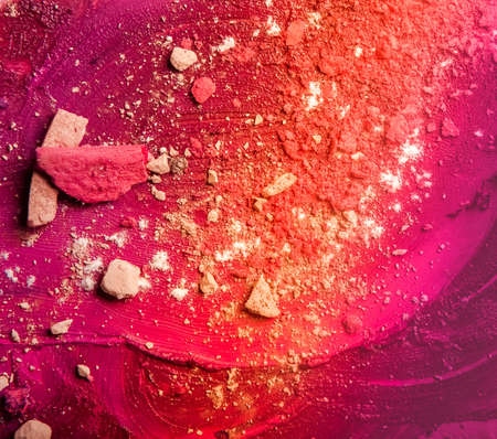 Artistic make-up composition - creative background, beautiful textures and colourful cosmetics design concept. Beauty is an art formの写真素材