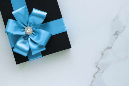 Romantic celebration, lifestyle and birthday present concept - Luxury holiday gifts on marbleの写真素材